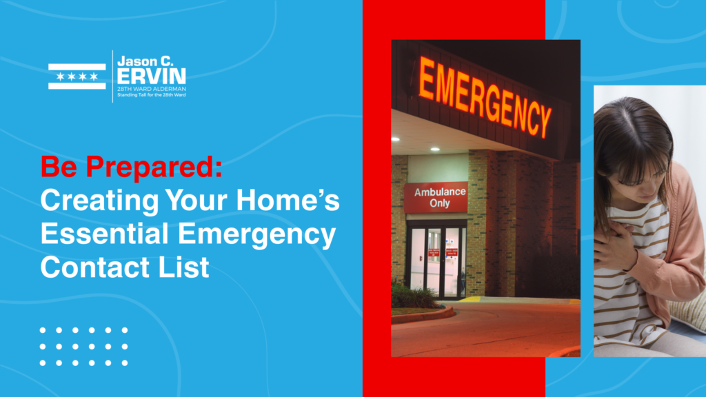 Emergency Contact List for Home