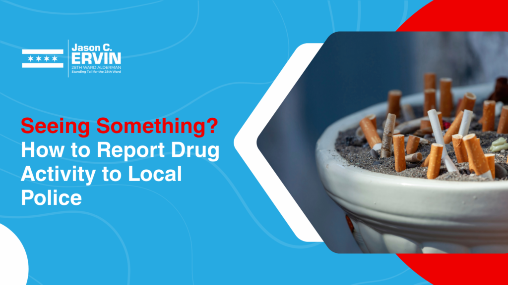 Report Drug Activity to Police